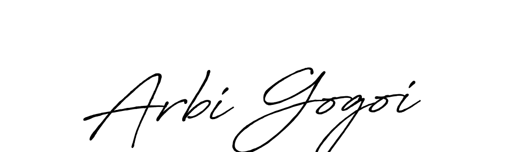 if you are searching for the best signature style for your name Arbi Gogoi. so please give up your signature search. here we have designed multiple signature styles  using Antro_Vectra_Bolder. Arbi Gogoi signature style 7 images and pictures png