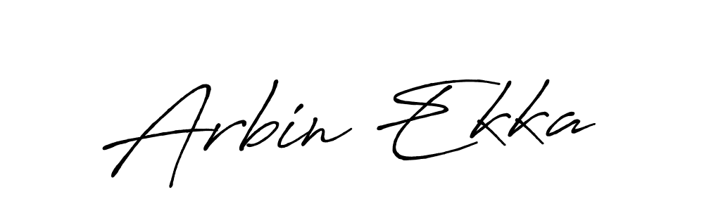 Also we have Arbin Ekka name is the best signature style. Create professional handwritten signature collection using Antro_Vectra_Bolder autograph style. Arbin Ekka signature style 7 images and pictures png