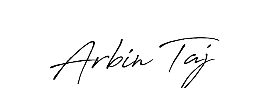 Here are the top 10 professional signature styles for the name Arbin Taj. These are the best autograph styles you can use for your name. Arbin Taj signature style 7 images and pictures png