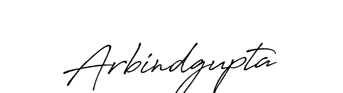 Create a beautiful signature design for name Arbindgupta. With this signature (Antro_Vectra_Bolder) fonts, you can make a handwritten signature for free. Arbindgupta signature style 7 images and pictures png