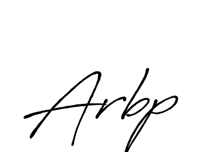 Design your own signature with our free online signature maker. With this signature software, you can create a handwritten (Antro_Vectra_Bolder) signature for name Arbp. Arbp signature style 7 images and pictures png