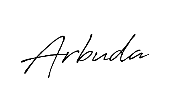 It looks lik you need a new signature style for name Arbuda. Design unique handwritten (Antro_Vectra_Bolder) signature with our free signature maker in just a few clicks. Arbuda signature style 7 images and pictures png