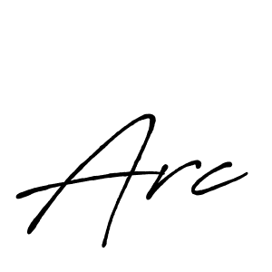 Design your own signature with our free online signature maker. With this signature software, you can create a handwritten (Antro_Vectra_Bolder) signature for name Arc. Arc signature style 7 images and pictures png