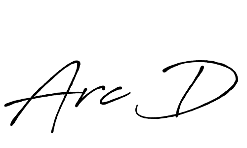 How to Draw Arc D signature style? Antro_Vectra_Bolder is a latest design signature styles for name Arc D. Arc D signature style 7 images and pictures png