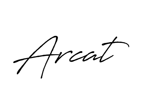 How to make Arcat signature? Antro_Vectra_Bolder is a professional autograph style. Create handwritten signature for Arcat name. Arcat signature style 7 images and pictures png