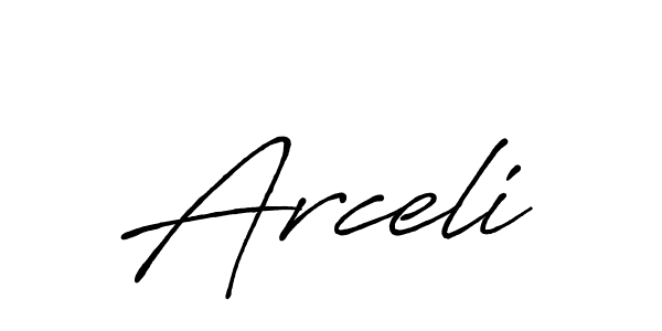 The best way (Antro_Vectra_Bolder) to make a short signature is to pick only two or three words in your name. The name Arceli include a total of six letters. For converting this name. Arceli signature style 7 images and pictures png