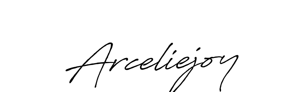 How to make Arceliejoy signature? Antro_Vectra_Bolder is a professional autograph style. Create handwritten signature for Arceliejoy name. Arceliejoy signature style 7 images and pictures png