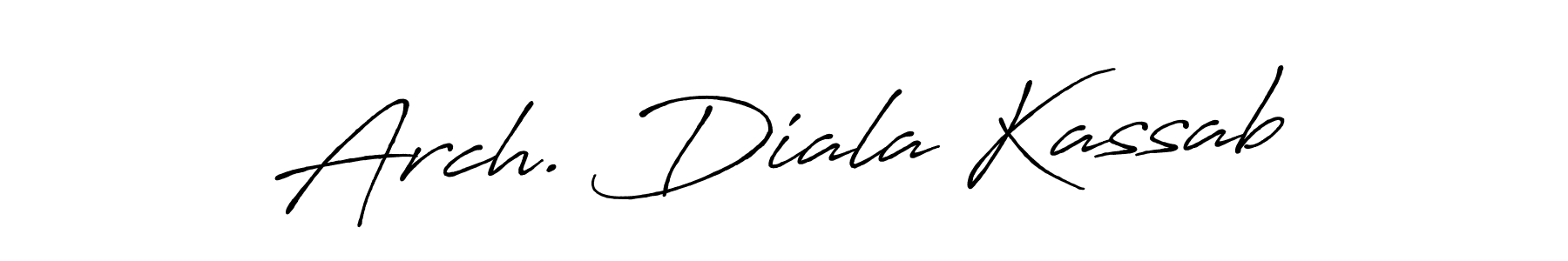You should practise on your own different ways (Antro_Vectra_Bolder) to write your name (Arch. Diala Kassab) in signature. don't let someone else do it for you. Arch. Diala Kassab signature style 7 images and pictures png