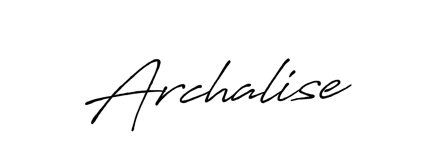 You should practise on your own different ways (Antro_Vectra_Bolder) to write your name (Archalise) in signature. don't let someone else do it for you. Archalise signature style 7 images and pictures png