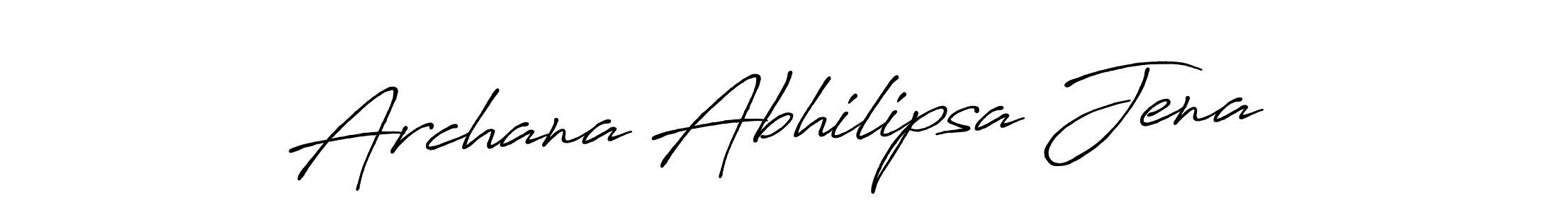 Use a signature maker to create a handwritten signature online. With this signature software, you can design (Antro_Vectra_Bolder) your own signature for name Archana Abhilipsa Jena. Archana Abhilipsa Jena signature style 7 images and pictures png