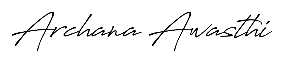 A timeless handwritten aesthetic for Archana Awasthi. The Antro_Vectra_Bolder font gives your signature a handcrafted feel with natural curves. Archana Awasthi signature style 7 images and pictures png