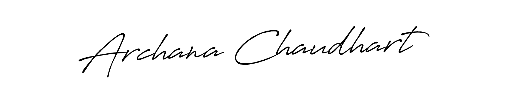 Also we have Archana Chaudhart name is the best signature style. Create professional handwritten signature collection using Antro_Vectra_Bolder autograph style. Archana Chaudhart signature style 7 images and pictures png