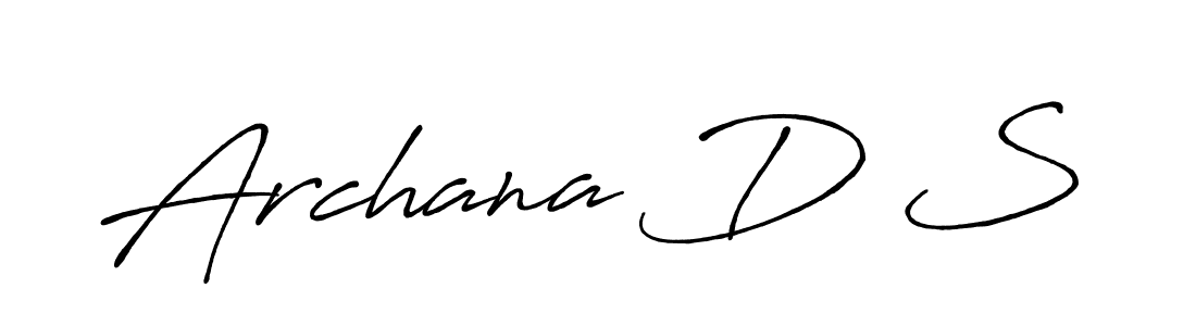 Best and Professional Signature Style for Archana D S. Antro_Vectra_Bolder Best Signature Style Collection. Archana D S signature style 7 images and pictures png