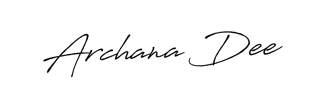 Make a beautiful signature design for name Archana Dee. Use this online signature maker to create a handwritten signature for free. Archana Dee signature style 7 images and pictures png