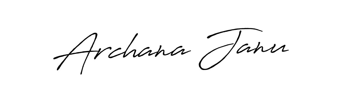It looks lik you need a new signature style for name Archana Janu. Design unique handwritten (Antro_Vectra_Bolder) signature with our free signature maker in just a few clicks. Archana Janu signature style 7 images and pictures png