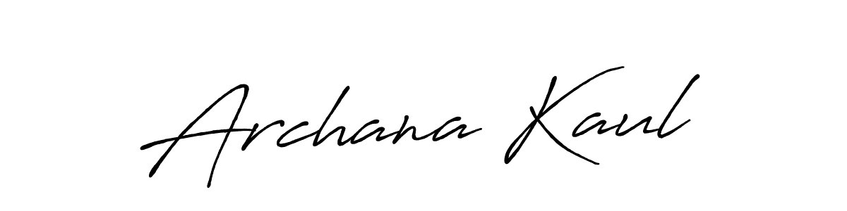 if you are searching for the best signature style for your name Archana Kaul. so please give up your signature search. here we have designed multiple signature styles  using Antro_Vectra_Bolder. Archana Kaul signature style 7 images and pictures png