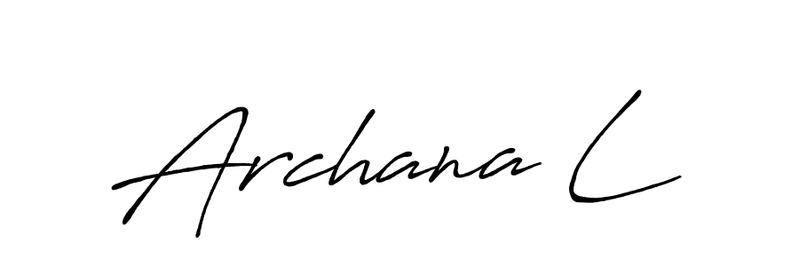 if you are searching for the best signature style for your name Archana L. so please give up your signature search. here we have designed multiple signature styles  using Antro_Vectra_Bolder. Archana L signature style 7 images and pictures png