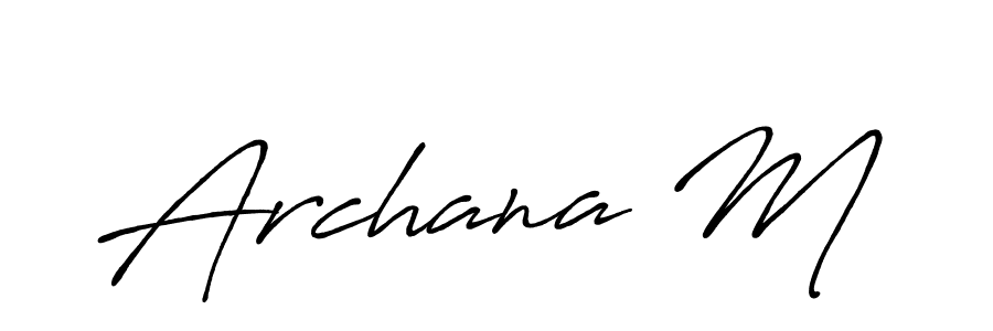 How to make Archana M signature? Antro_Vectra_Bolder is a professional autograph style. Create handwritten signature for Archana M name. Archana M signature style 7 images and pictures png