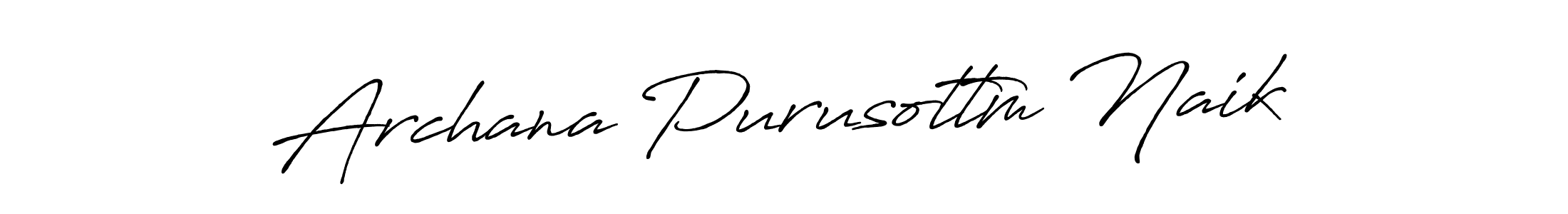 It looks lik you need a new signature style for name Archana Purusottm Naik. Design unique handwritten (Antro_Vectra_Bolder) signature with our free signature maker in just a few clicks. Archana Purusottm Naik signature style 7 images and pictures png