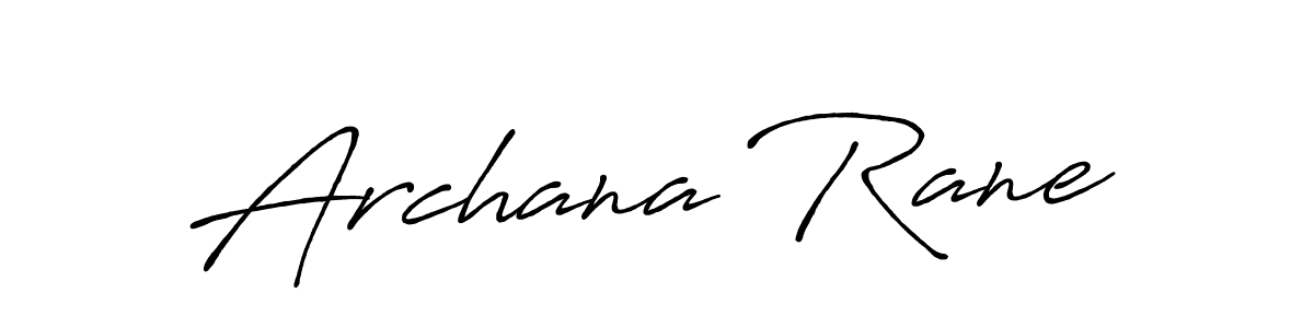 You should practise on your own different ways (Antro_Vectra_Bolder) to write your name (Archana Rane) in signature. don't let someone else do it for you. Archana Rane signature style 7 images and pictures png