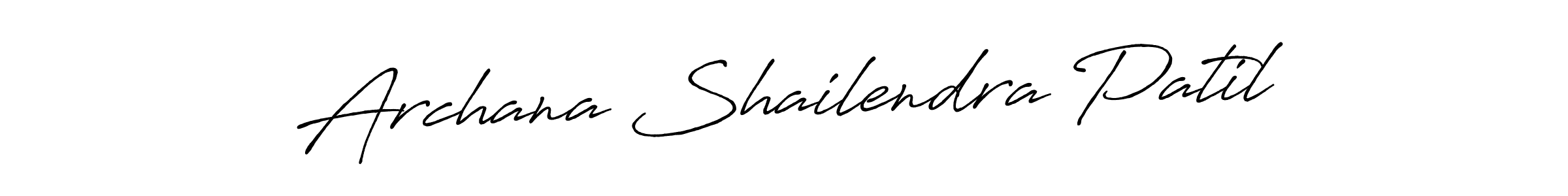 Design your own signature with our free online signature maker. With this signature software, you can create a handwritten (Antro_Vectra_Bolder) signature for name Archana Shailendra Patil. Archana Shailendra Patil signature style 7 images and pictures png