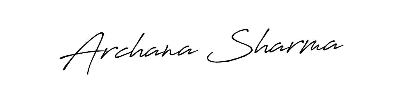 Also we have Archana Sharma name is the best signature style. Create professional handwritten signature collection using Antro_Vectra_Bolder autograph style. Archana Sharma signature style 7 images and pictures png