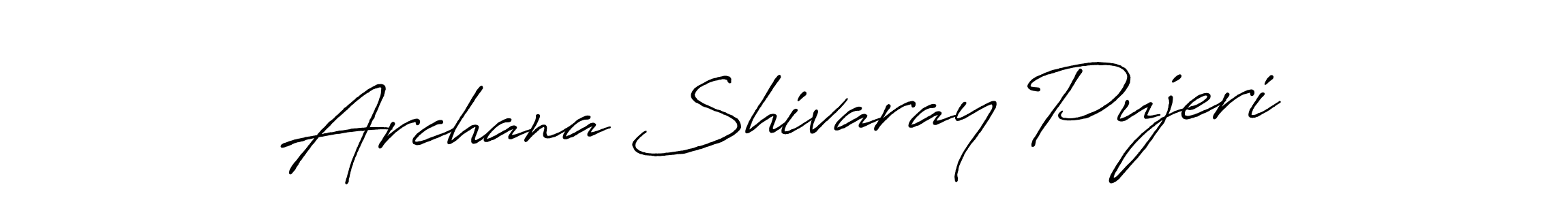 Also You can easily find your signature by using the search form. We will create Archana Shivaray Pujeri name handwritten signature images for you free of cost using Antro_Vectra_Bolder sign style. Archana Shivaray Pujeri signature style 7 images and pictures png