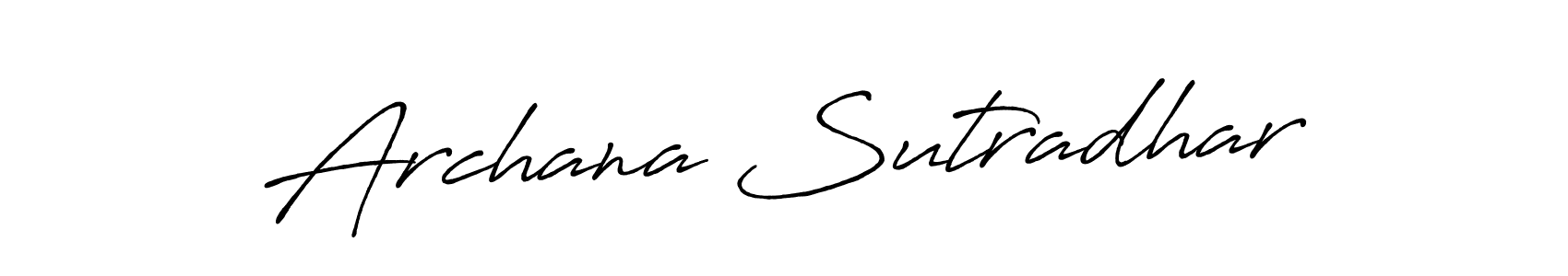 How to make Archana Sutradhar signature? Antro_Vectra_Bolder is a professional autograph style. Create handwritten signature for Archana Sutradhar name. Archana Sutradhar signature style 7 images and pictures png