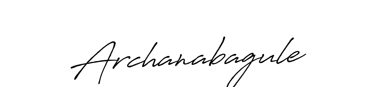 Make a beautiful signature design for name Archanabagule. Use this online signature maker to create a handwritten signature for free. Archanabagule signature style 7 images and pictures png
