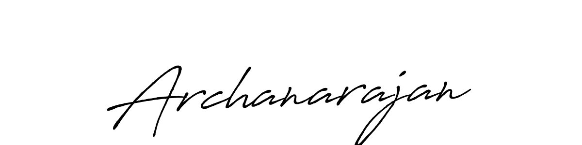 Once you've used our free online signature maker to create your best signature Antro_Vectra_Bolder style, it's time to enjoy all of the benefits that Archanarajan name signing documents. Archanarajan signature style 7 images and pictures png