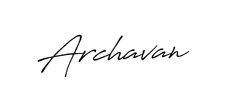 Once you've used our free online signature maker to create your best signature Antro_Vectra_Bolder style, it's time to enjoy all of the benefits that Archavan name signing documents. Archavan signature style 7 images and pictures png