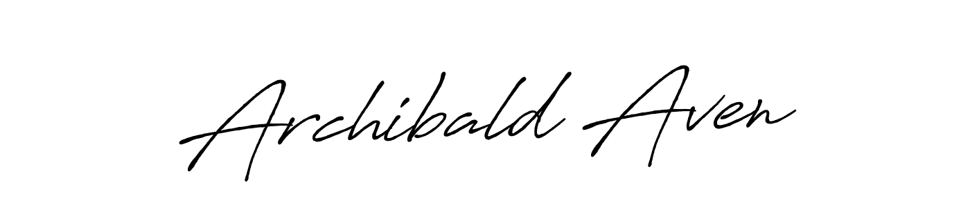 How to make Archibald Aven signature? Antro_Vectra_Bolder is a professional autograph style. Create handwritten signature for Archibald Aven name. Archibald Aven signature style 7 images and pictures png