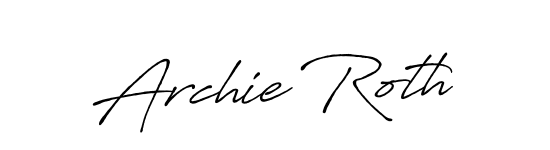 Create a beautiful signature design for name Archie Roth. With this signature (Antro_Vectra_Bolder) fonts, you can make a handwritten signature for free. Archie Roth signature style 7 images and pictures png