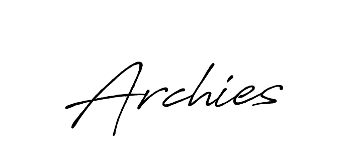 Antro_Vectra_Bolder is a professional signature style that is perfect for those who want to add a touch of class to their signature. It is also a great choice for those who want to make their signature more unique. Get Archies name to fancy signature for free. Archies signature style 7 images and pictures png