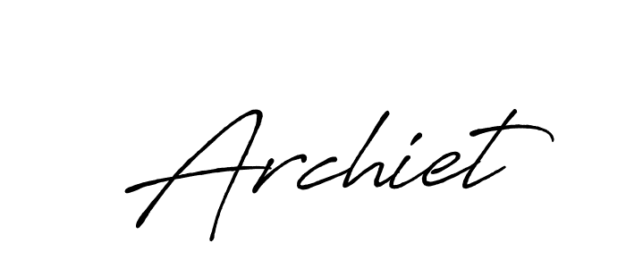 You should practise on your own different ways (Antro_Vectra_Bolder) to write your name (Archiet) in signature. don't let someone else do it for you. Archiet signature style 7 images and pictures png