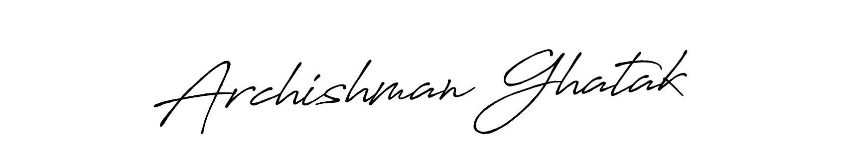 How to make Archishman Ghatak signature? Antro_Vectra_Bolder is a professional autograph style. Create handwritten signature for Archishman Ghatak name. Archishman Ghatak signature style 7 images and pictures png