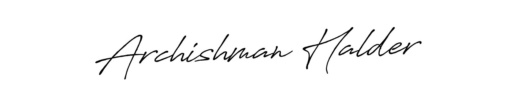 Use a signature maker to create a handwritten signature online. With this signature software, you can design (Antro_Vectra_Bolder) your own signature for name Archishman Halder. Archishman Halder signature style 7 images and pictures png