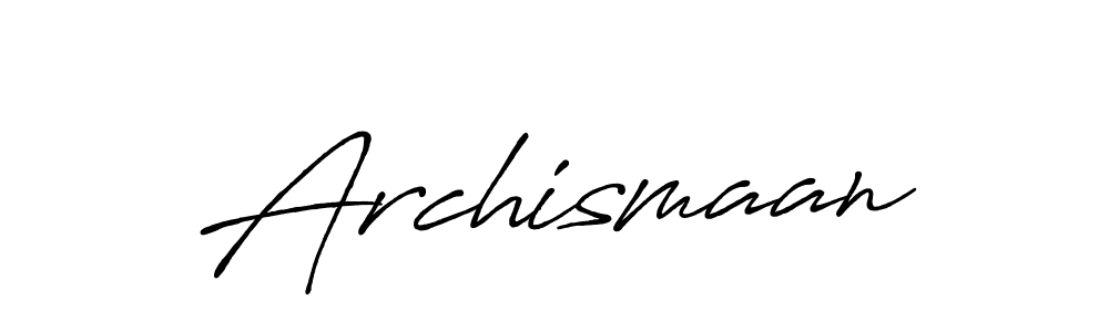 How to make Archismaan signature? Antro_Vectra_Bolder is a professional autograph style. Create handwritten signature for Archismaan name. Archismaan signature style 7 images and pictures png