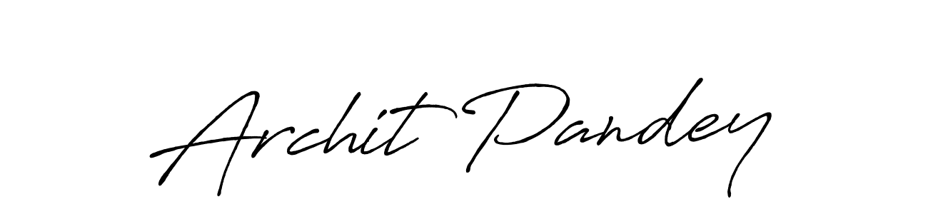 Also You can easily find your signature by using the search form. We will create Archit Pandey name handwritten signature images for you free of cost using Antro_Vectra_Bolder sign style. Archit Pandey signature style 7 images and pictures png