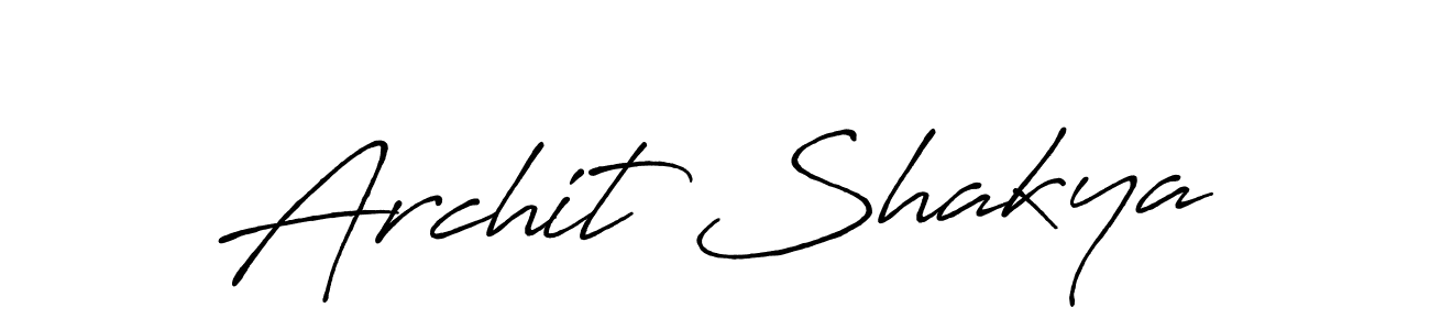 Antro_Vectra_Bolder is a professional signature style that is perfect for those who want to add a touch of class to their signature. It is also a great choice for those who want to make their signature more unique. Get Archit Shakya name to fancy signature for free. Archit Shakya signature style 7 images and pictures png