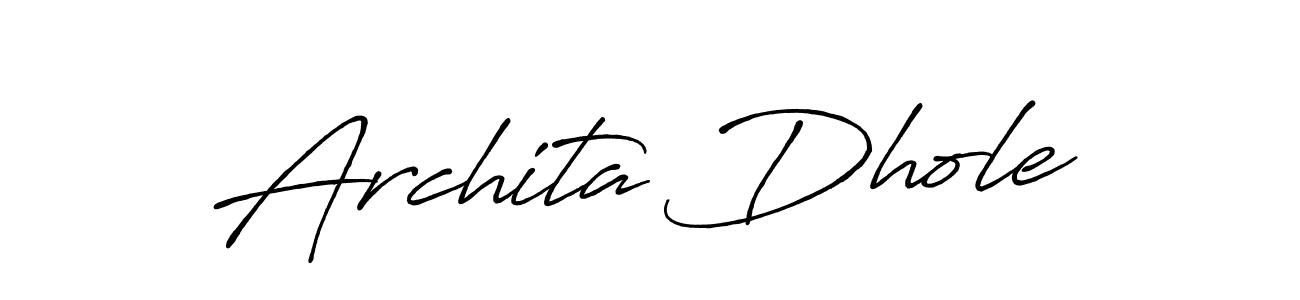 It looks lik you need a new signature style for name Archita Dhole. Design unique handwritten (Antro_Vectra_Bolder) signature with our free signature maker in just a few clicks. Archita Dhole signature style 7 images and pictures png