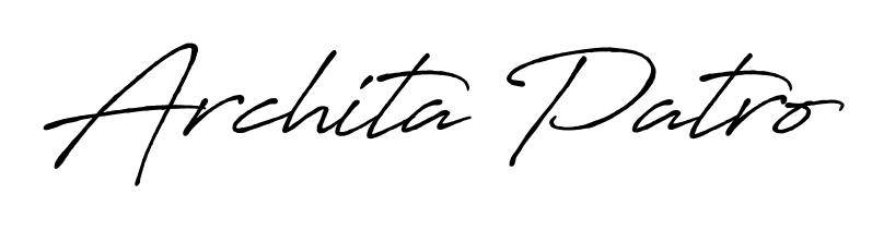 Also we have Archita Patro name is the best signature style. Create professional handwritten signature collection using Antro_Vectra_Bolder autograph style. Archita Patro signature style 7 images and pictures png