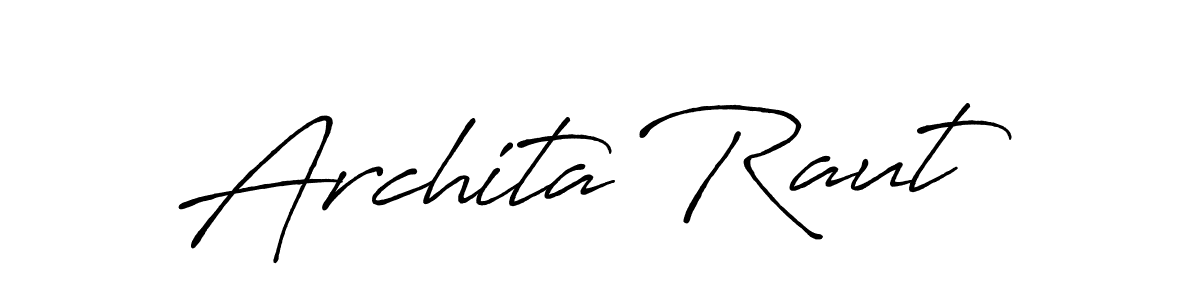 How to Draw Archita Raut signature style? Antro_Vectra_Bolder is a latest design signature styles for name Archita Raut. Archita Raut signature style 7 images and pictures png