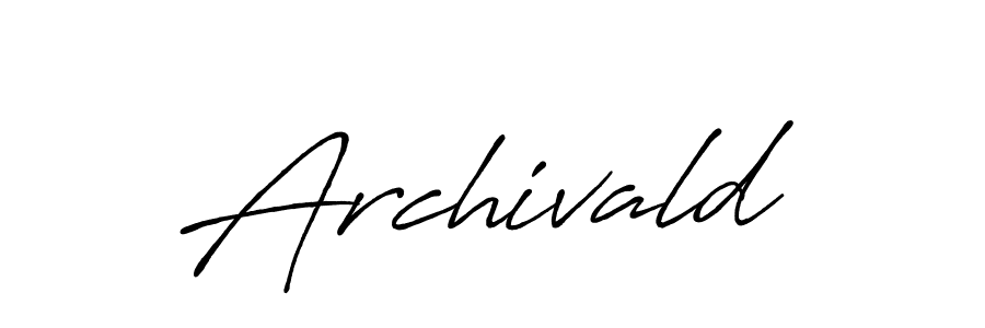 Once you've used our free online signature maker to create your best signature Antro_Vectra_Bolder style, it's time to enjoy all of the benefits that Archivald name signing documents. Archivald signature style 7 images and pictures png