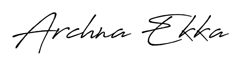 Also we have Archna Ekka name is the best signature style. Create professional handwritten signature collection using Antro_Vectra_Bolder autograph style. Archna Ekka signature style 7 images and pictures png