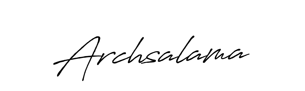 if you are searching for the best signature style for your name Archsalama. so please give up your signature search. here we have designed multiple signature styles  using Antro_Vectra_Bolder. Archsalama signature style 7 images and pictures png