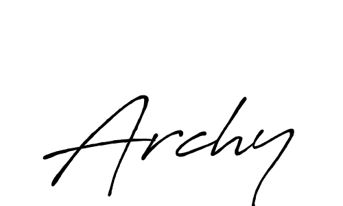 It looks lik you need a new signature style for name Archy. Design unique handwritten (Antro_Vectra_Bolder) signature with our free signature maker in just a few clicks. Archy signature style 7 images and pictures png