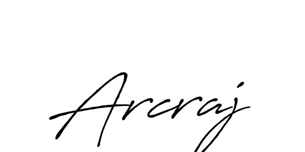 You can use this online signature creator to create a handwritten signature for the name Arcraj. This is the best online autograph maker. Arcraj signature style 7 images and pictures png