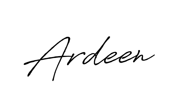 Also we have Ardeen name is the best signature style. Create professional handwritten signature collection using Antro_Vectra_Bolder autograph style. Ardeen signature style 7 images and pictures png