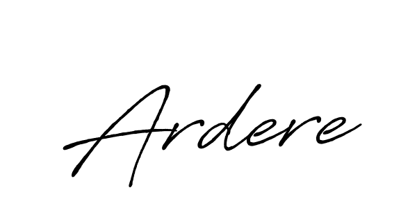 Ardere stylish signature style. Best Handwritten Sign (Antro_Vectra_Bolder) for my name. Handwritten Signature Collection Ideas for my name Ardere. Ardere signature style 7 images and pictures png